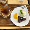 カフェ&ギャラリー リボン - ・ケーキセット（チョコレートケーキ・紅茶）…650円