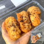 BARる　長州ピンチョス - 海鮮はさみあげ(とうもろこし) 200円(税込)