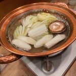 鳥つね自然洞 - お鍋・野菜(コース)