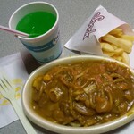 みかづき - シーフードカレーセット  620円