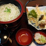 薮司奈 - 天ぷらかまあげうどん