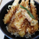 ゆで太郎 - 五海老天丼