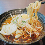 Kokoichibanya - 麺リフト
                        短くて太い麺
