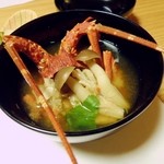 日本料理 にじ - 止め椀　伊勢海老あら汁