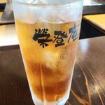 Jougai Yakiniku Eidorian - ウーロン茶290円は榮登庵ジョッキW
