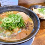 tenshoura-men - 味玉天翔ラーメン＋プチチャーマヨ丼