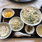 茉莉花 - 海老と豆腐の薄塩煮