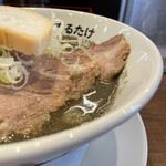 中華そば まるたけ - 料理写真:濃い煮ぼの全部