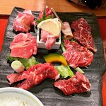 Patsupare Yakiniku Genki - 焼肉A（アンガス牛カルビ、こだわり元気カルビ、中落ちカルビ、他3種）
