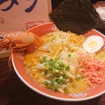 Nikujiru Gyouza To Shourompou No Taishuu Shokudou Miya - 海老味噌ラーメン 850円、大盛 50円(税込)