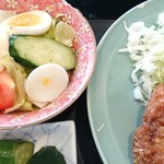 入谷食堂 - 豚カツ定食