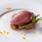 Porter House Steak & Grill - Rhubarb Sorbet