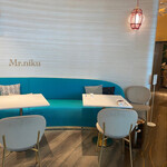 ル・カフェ・ヴィー - ターコイズブルーのソファー