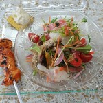 笠原魚店 - 料理写真:鮮魚カルパッチョと前菜