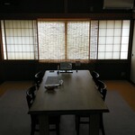 笠原魚店 - 利用させていただいた座敷（入口側からパチリ）