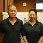 麺屋 藤 - 大将と女将さん　大将さんは大阪で修行されたが、ラーメンは東京ラーメン？