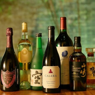 ワイン・日本酒等厳選した品揃え