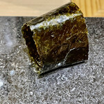 鮨 心白 - 平貝の磯辺焼き・・・なんですが平貝が見えないｗ