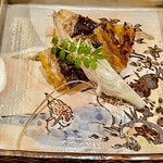 鮨 心白 - 天然鰻を炭火で炙ってくれました　身が締まっていて脂の乗りが素晴らしく香りも最高