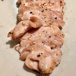 オオクサ - 熊野地鶏のはらみです　これはいったい何羽分だろう　これだけ用意できないからコソッと出してくれたんですね