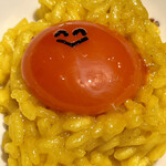 オオクサ - 熊野地鶏の玉子リゾットをいただいて今日も終わりです