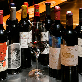 [Wine with Steak] We have dozens of wines available.