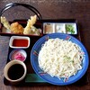 里の坊 - 天ざる薄平うどん