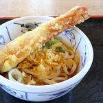 ふるかわうどん - ちくわ天ぶっかけ冷（ぶっかけ冷+ちくわ天）