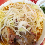 ラーメン二郎 - ラーメン小＋ニンニク多め＋ＳＫ青ネギショウガ