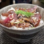 ぼちぼち - 鰹の漬け丼