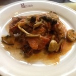 洋食 三浦亭 - 大海老とキノコのトマトクリームソース