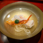 Yamagishi - 甘鯛と葛素麺のお椀