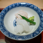 富小路 やま岸 - 淡路のアブラメ アオリイカ