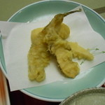 華鳳 - マツタケさん＆はぜ＆えりんぎの天ぷら