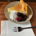 山小屋カフェ クラカケ - バスク風チーズケーキ