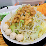 野菜みそラーメン 鬼首 - アブラそば
      ニンニクマシヤサイマシマシアブラ