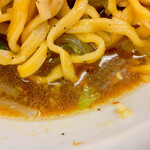 野菜みそラーメン 鬼首 - 漆黒のタレはしょっぺぇ(ほめ)