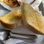 喫茶 アトリエ - バタートースト。