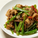 Stir-fried pork belly with Hunan-style chili peppers
