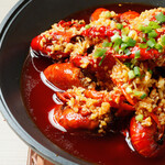 Stir-fried crayfish with garlic flavor