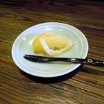 松濤 つね松 - 林檎のレモン煮 (2012.10)
