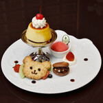 Q-pot CAFE. - +100円でテディベアクッキーをカスタマイズできます♪