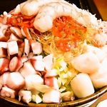 海鮮もんじゃ 片岡 - 片岡スペシャル  海鮮の旨味たっぷり！