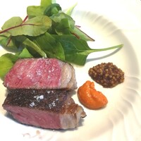 La Brianza - 鹿児島県産熟成サーロイン炭火焼きわ～い♡美味しい(*´∀｀)ﾉ ブリアンツァのお肉炭火焼き大好き。ジューシー旨み味わい濃い☆ さすが新保さんの熟成肉素晴らしい☆ 先日のTV出演のと同じのらしい嬉しい♡