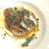 La Brianza - 和歌山県産フレッシュ鹿ラグーパスタ。お肉たっぷり♡ほどけるお肉やわらかさ旨み濃い、思わずビーフかと思うような食べ応えだったわ～