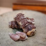 鮨みやもと - シャコと爪　北海道小樽産