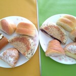 ルベ･ブラウン - 料理写真:全部半分こ