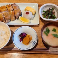 塩鶏の柚子胡椒焼き御膳