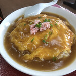 万里園 - 天津飯アップ