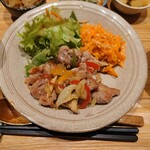 野菜とつぶつぶ アプサラカフェ - メインの青椒肉絲